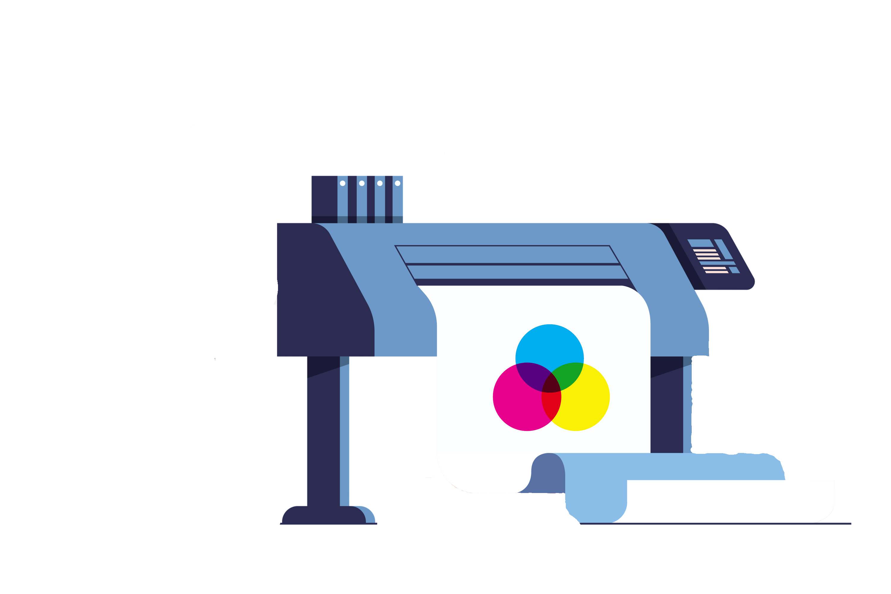 Digital printing icon representing our precision printing services